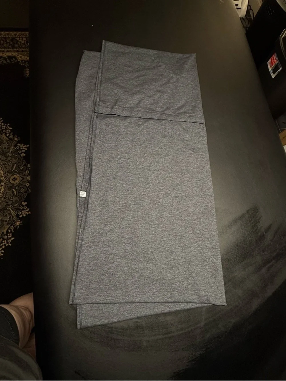lululemon athletica Heathered Gray Scarf Wrap